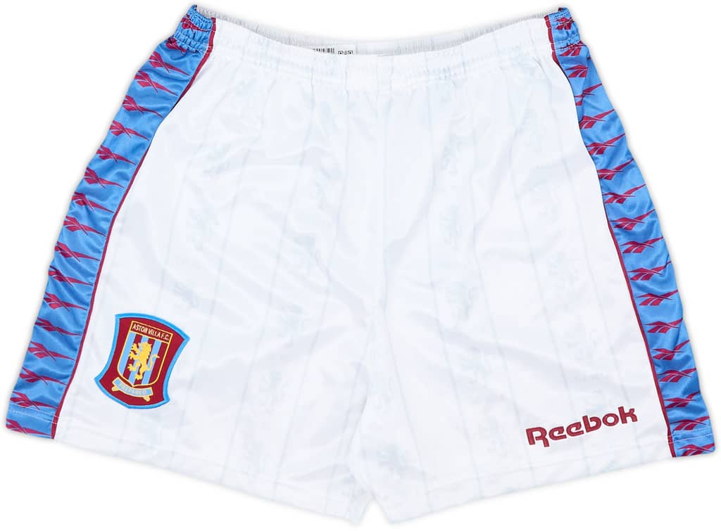 1995-96 Aston Villa Home Shorts - 10/10 - (S)