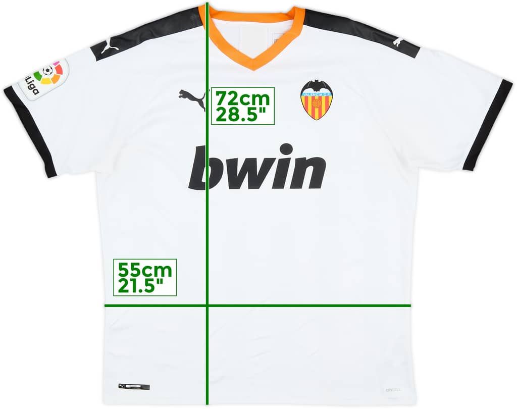 2019-20 Valencia Home Shirt - 6/10 - (XL)
