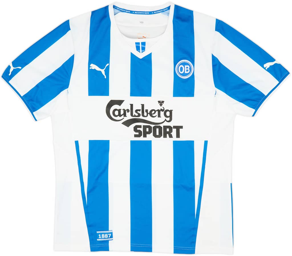 2014-15 Odense Home Shirt - 9/10 - (XL)