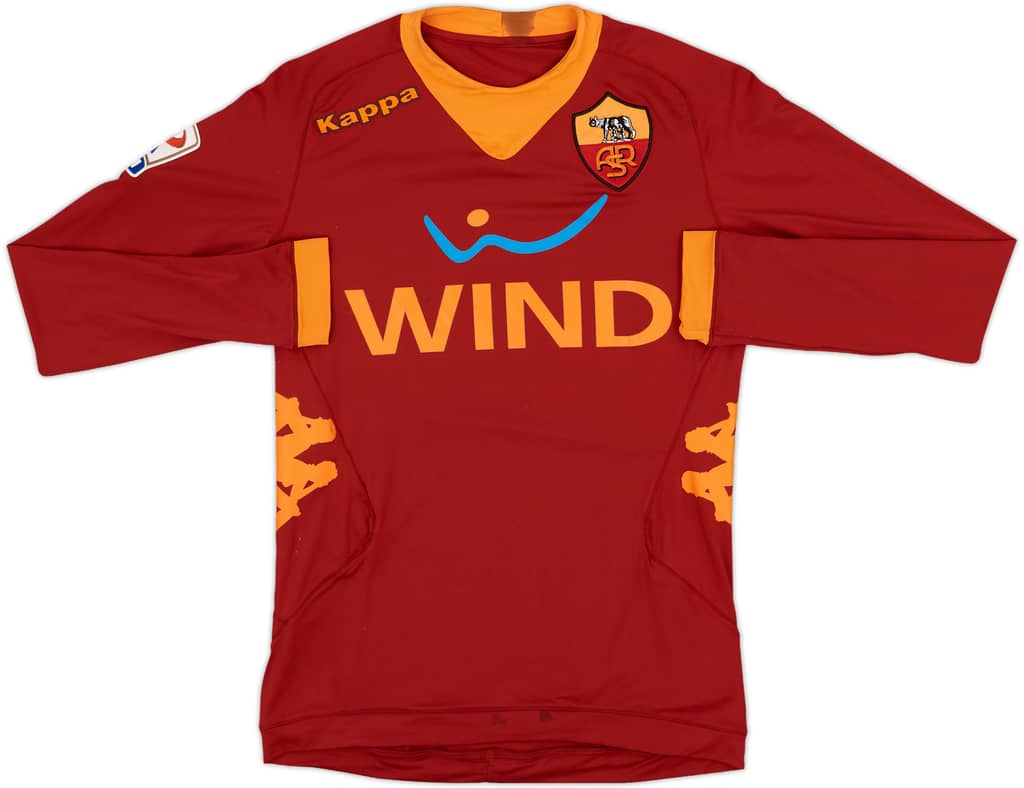 2011-12 Roma Home L/S Shirt - 5/10 - (XS)