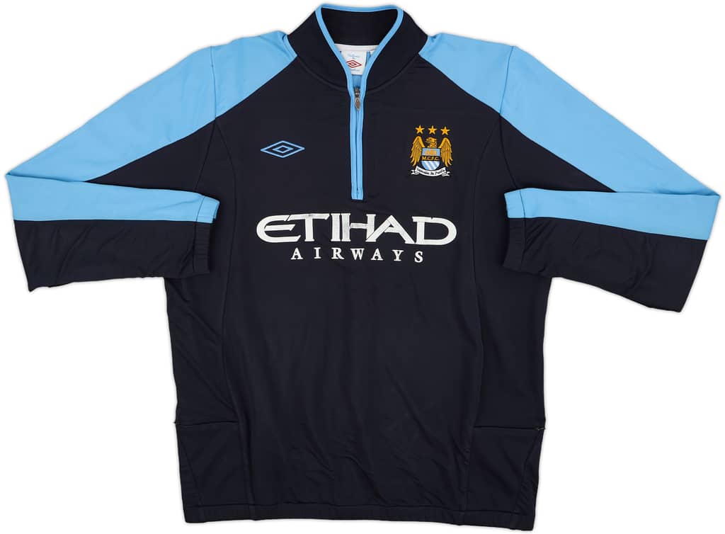 2012-13 Manchester City Umbro 1/4 Zip Drill Top - 5/10 - (XL)