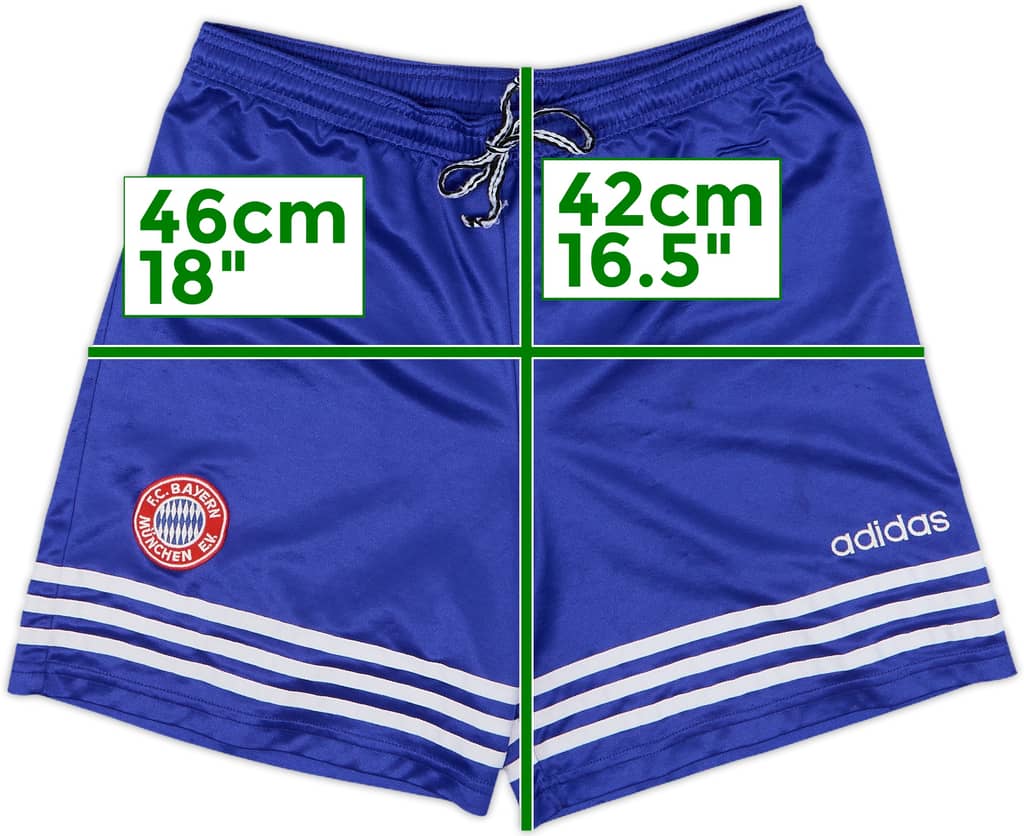 1995-97 Bayern Munich Home Shorts - 6/10 - (M)