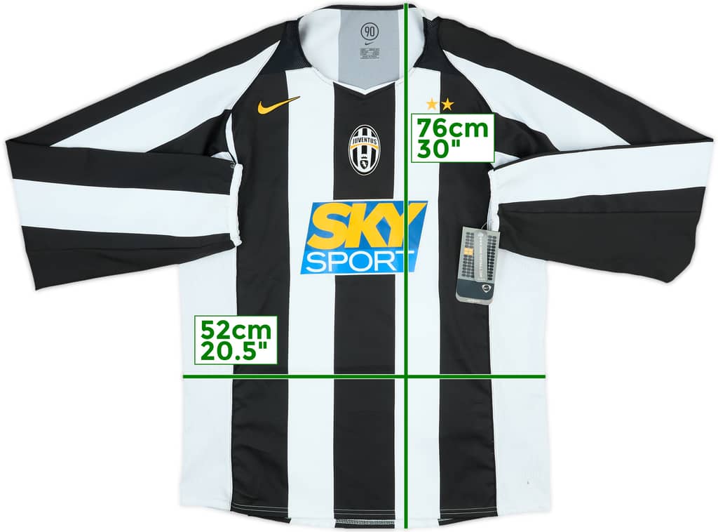 2004-05 Juventus Home L/S Shirt (L)