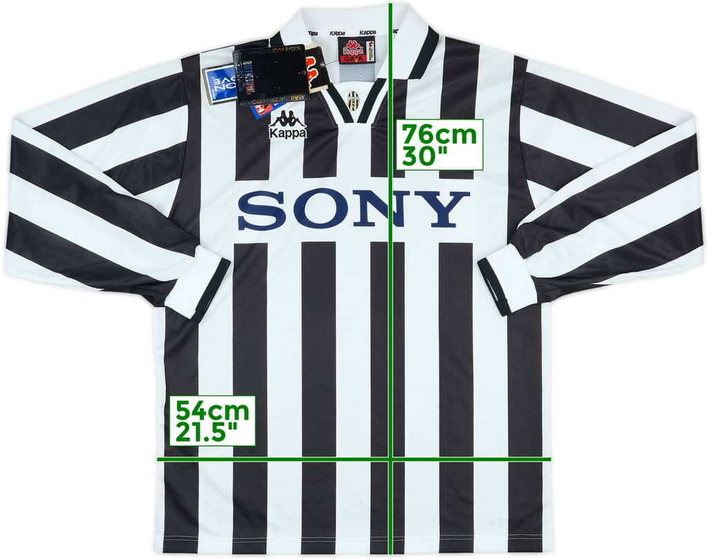 1995-97 Juventus Home L/S Shirt (L)