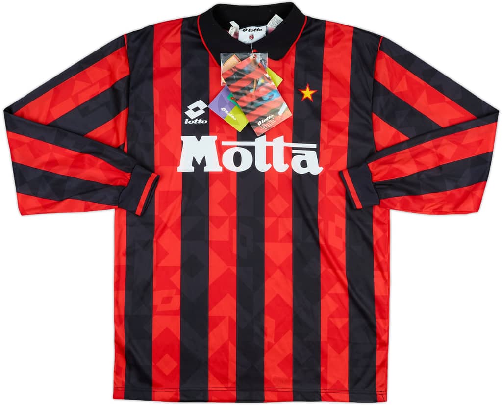 1993-94 AC Milan Home L/S Shirt (L)