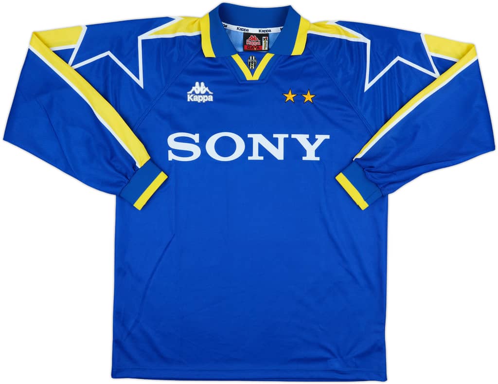 1996-97 Juventus Away L/S Shirt - 10/10 - (XL)