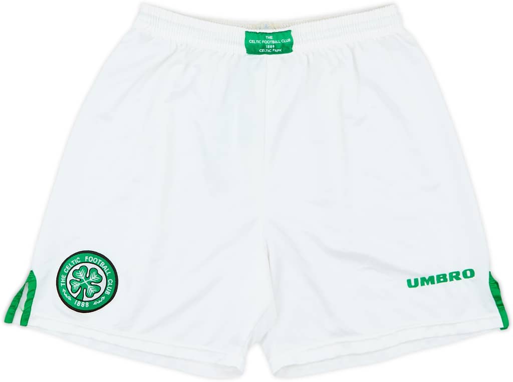 1997-99 Celtic Home Shorts - 8/10 - (S)