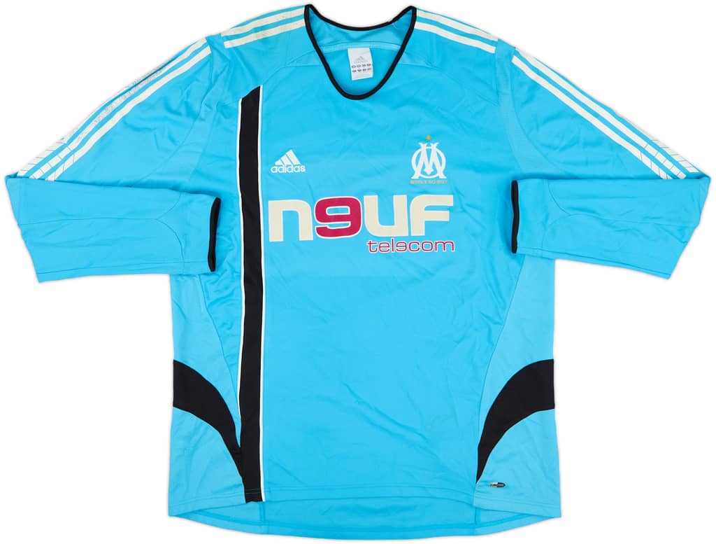 2005-06 Olympique Marseille Away L/S Shirt - 5/10 - (XL)