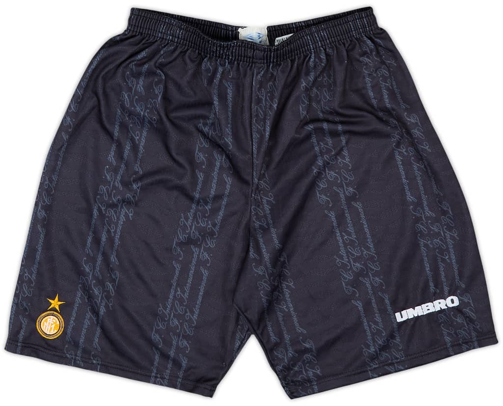 1997-98 Inter Milan Home Shorts - 8/10 - (M)