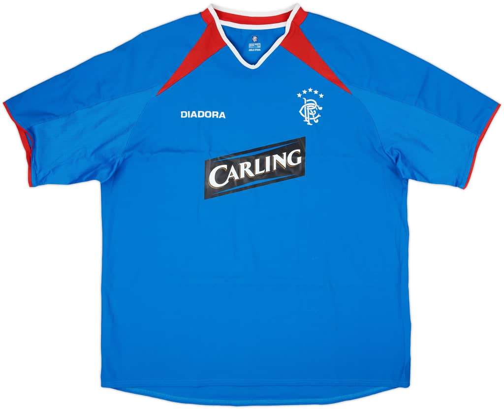2003-05 Rangers Home Shirt - 9/10 - (XXL)