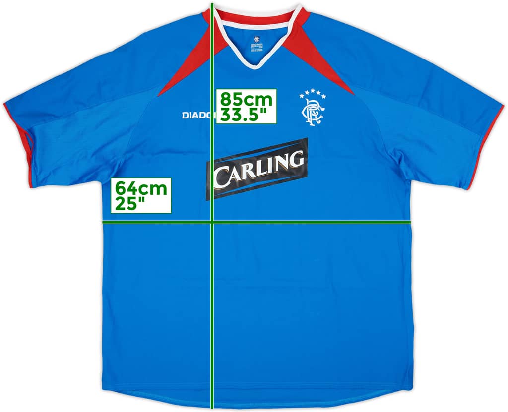 2003-05 Rangers Home Shirt - 9/10 - (XXL)