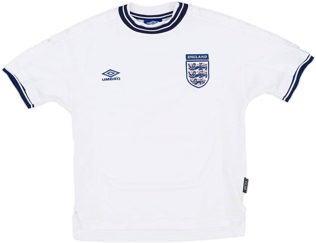 1999-01 England Home Shirt - 7/10 - (Y)