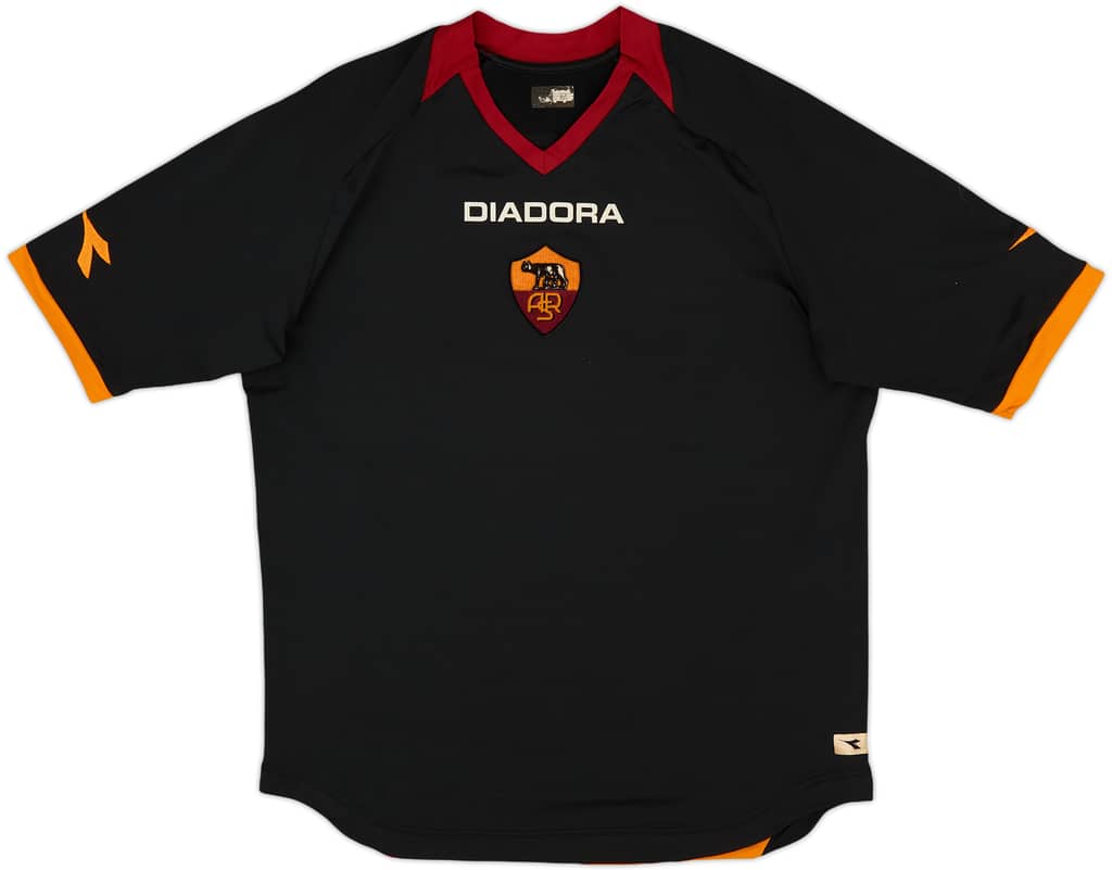 2006-07 Roma Diadora Training Shirt - 6/10 - (M)
