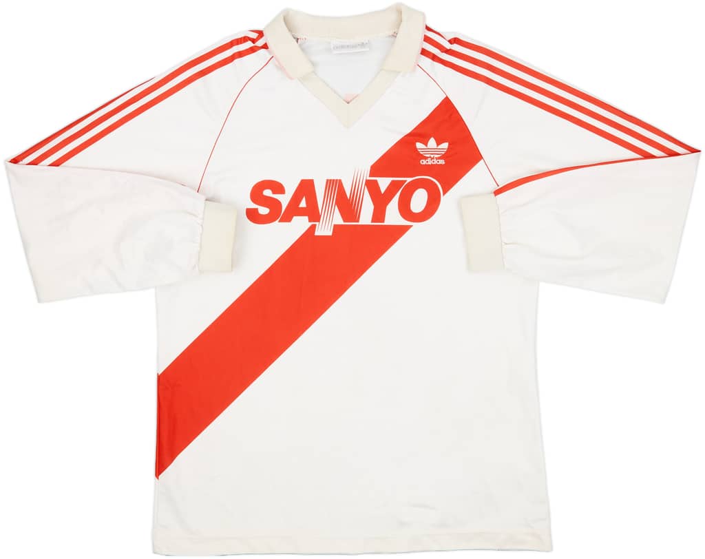 1992-94 River Plate Home L/S Shirt - 4/10 - (XL)