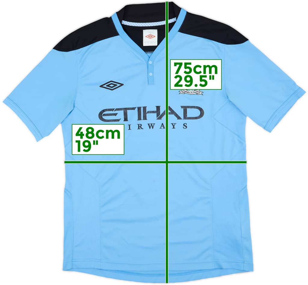 2011-12 Manchester City Umbro Polo Shirt - 5/10 - (M)