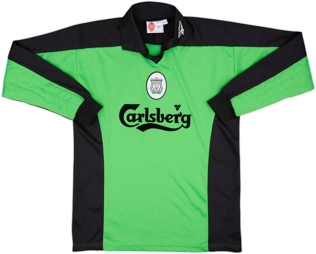 1997-98 Liverpool GK Shirt - 9/10 - (S)
