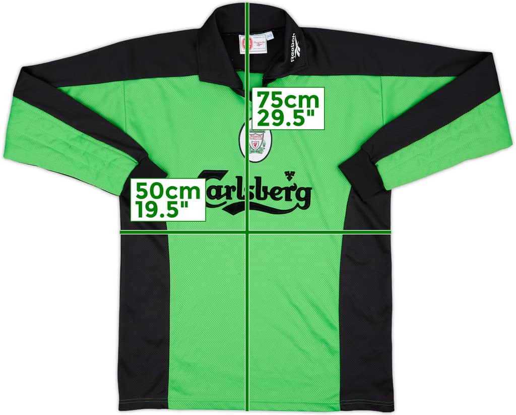 1997-98 Liverpool GK Shirt - 9/10 - (S)