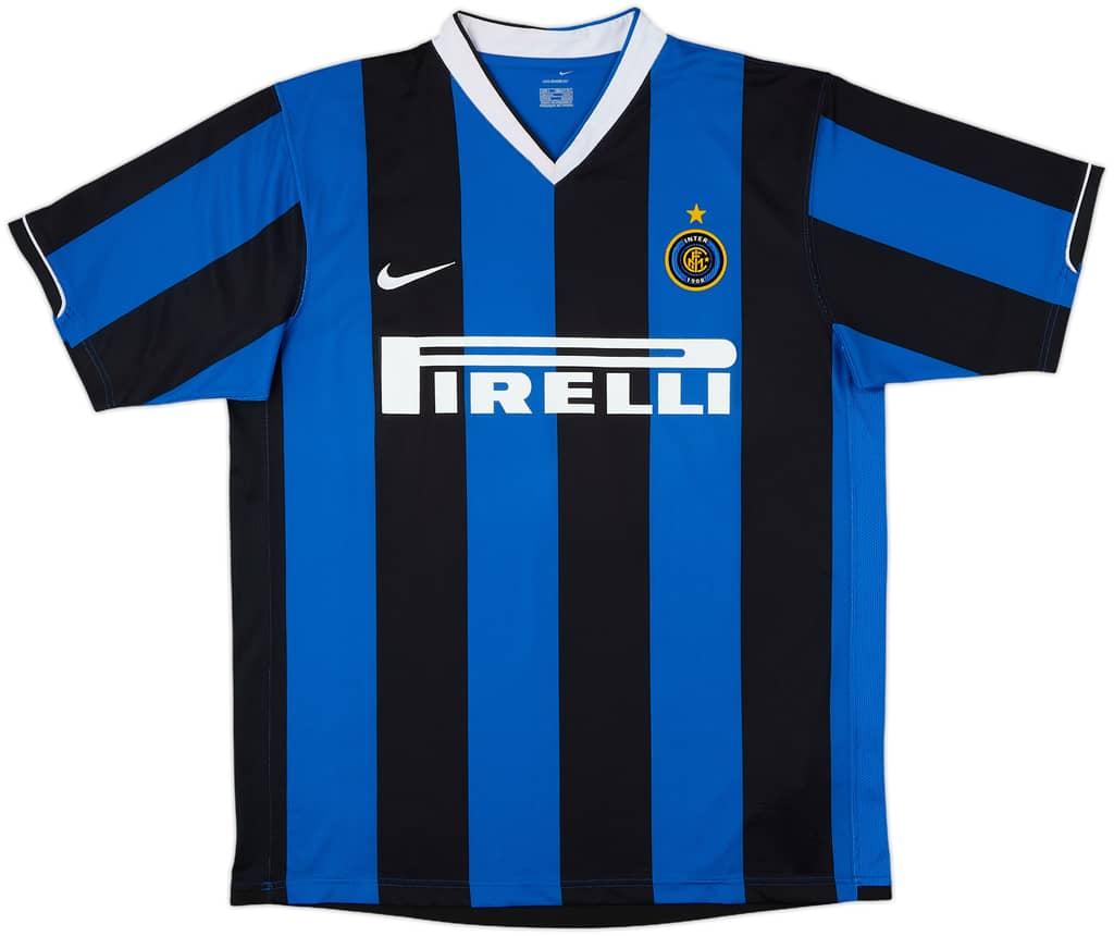 2006-07 Inter Milan Home Shirt - 8/10 - (L)