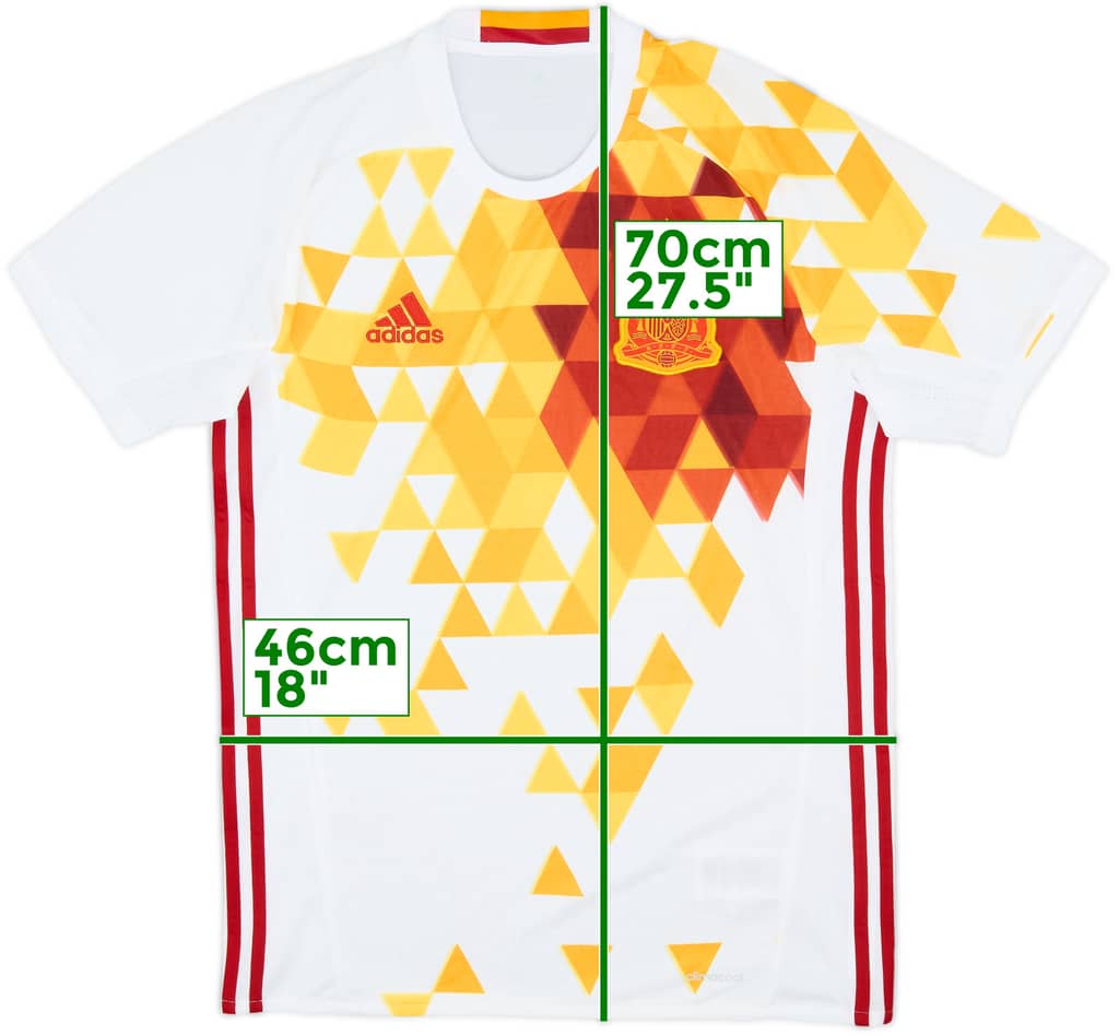 2016-17 Spain Away Shirt - 10/10 - (S)