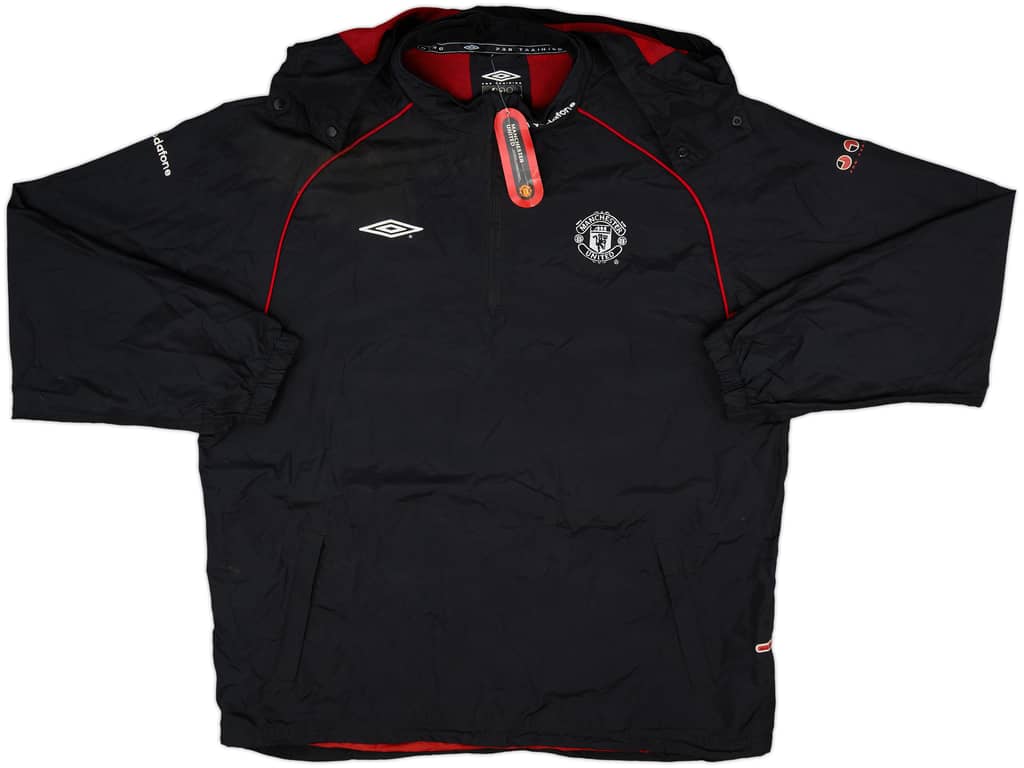 2000-01 Manchester United Umbro 1/4 Zip Track Jacket (XL)
