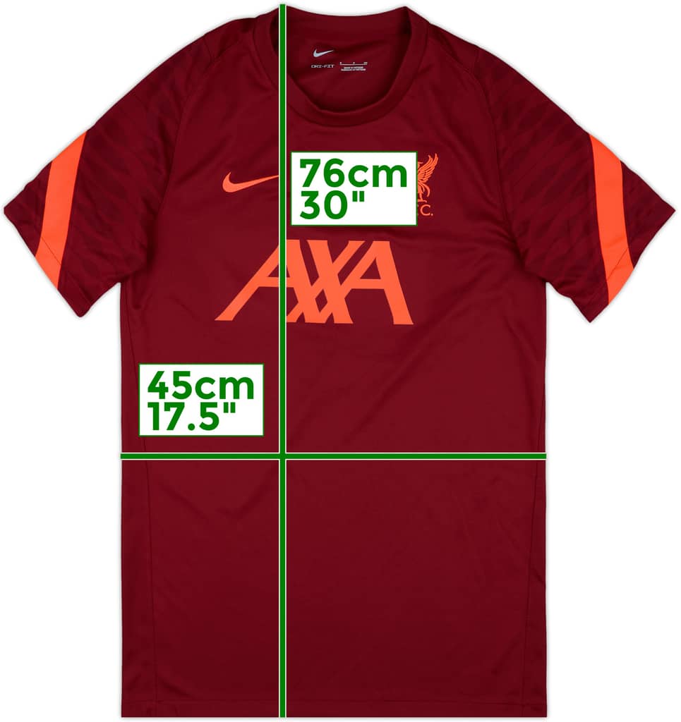 2021-22 Liverpool Nike Training Shirt - 9/10 - (S)