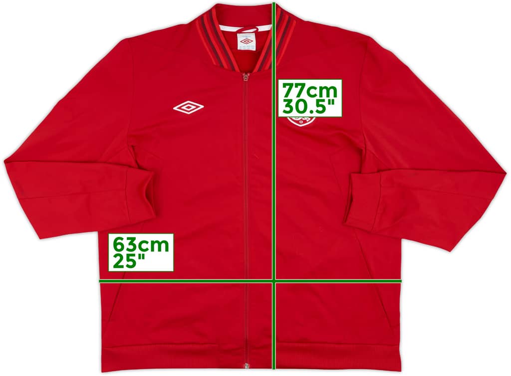 2011-12 England Umbro Track Jacket - 8/10 - (XXL)