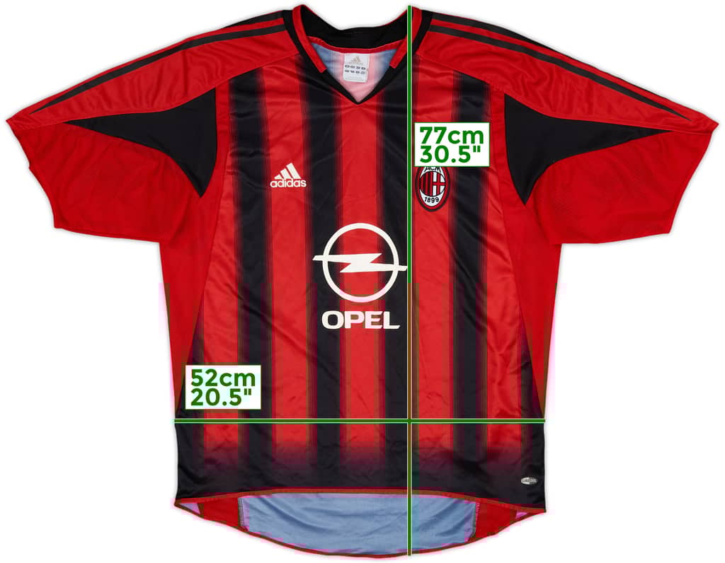 2004-05 AC Milan Home Shirt - 8/10 - (L)