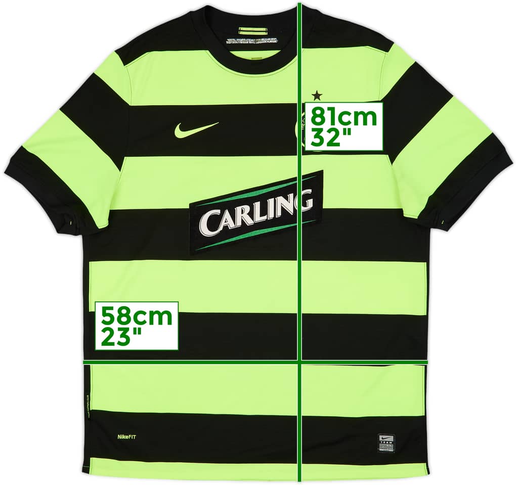 2009-11 Celtic Away Shirt - 9/10 - (L)
