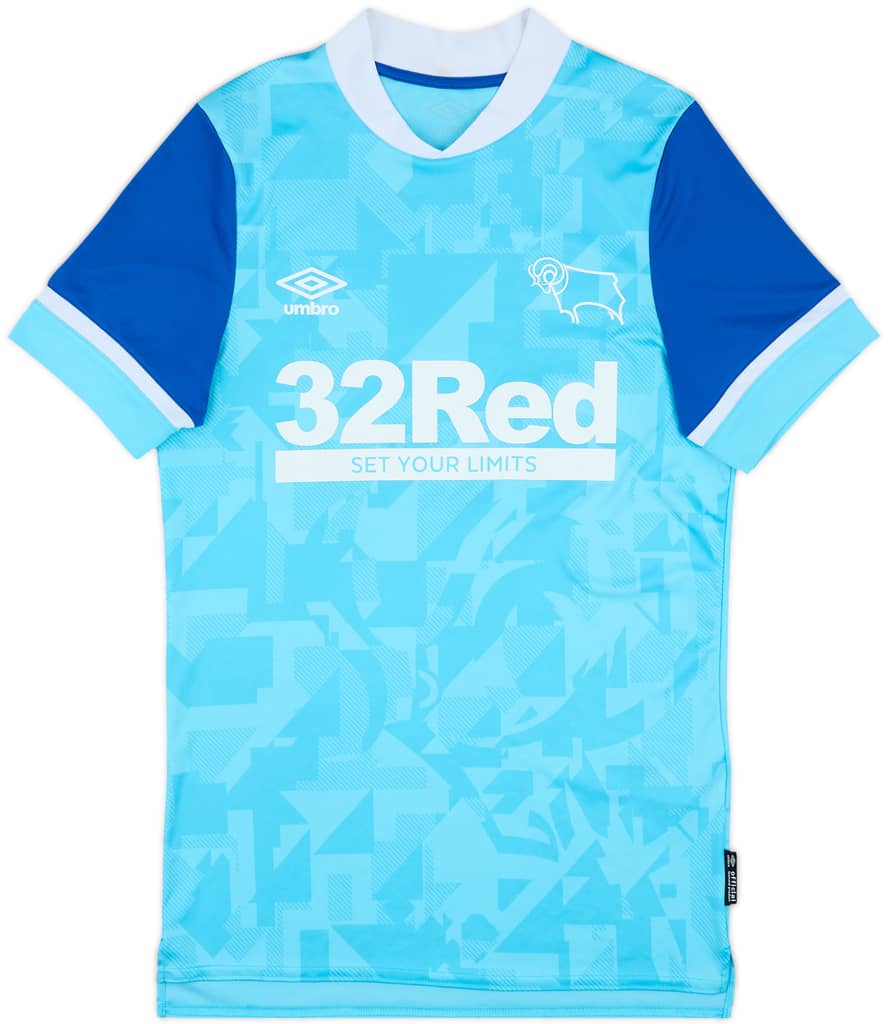 2021-22 Derby County Away Shirt - 10/10 - (S)
