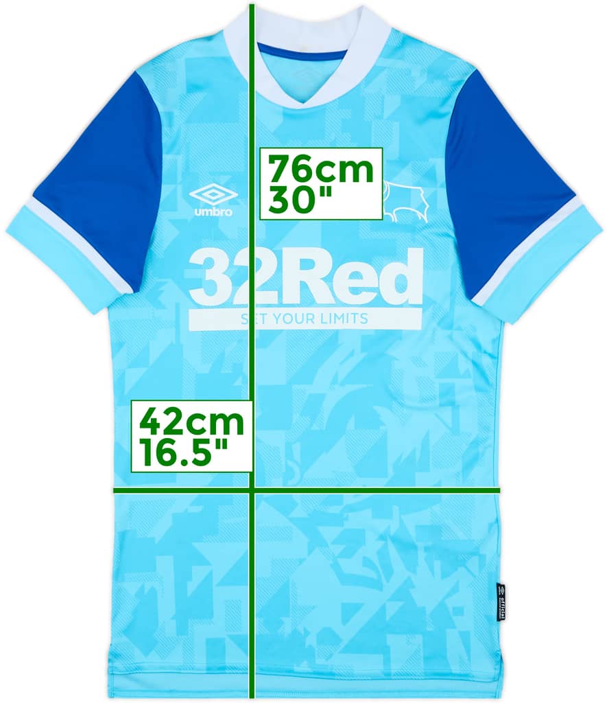 2021-22 Derby County Away Shirt - 10/10 - (S)