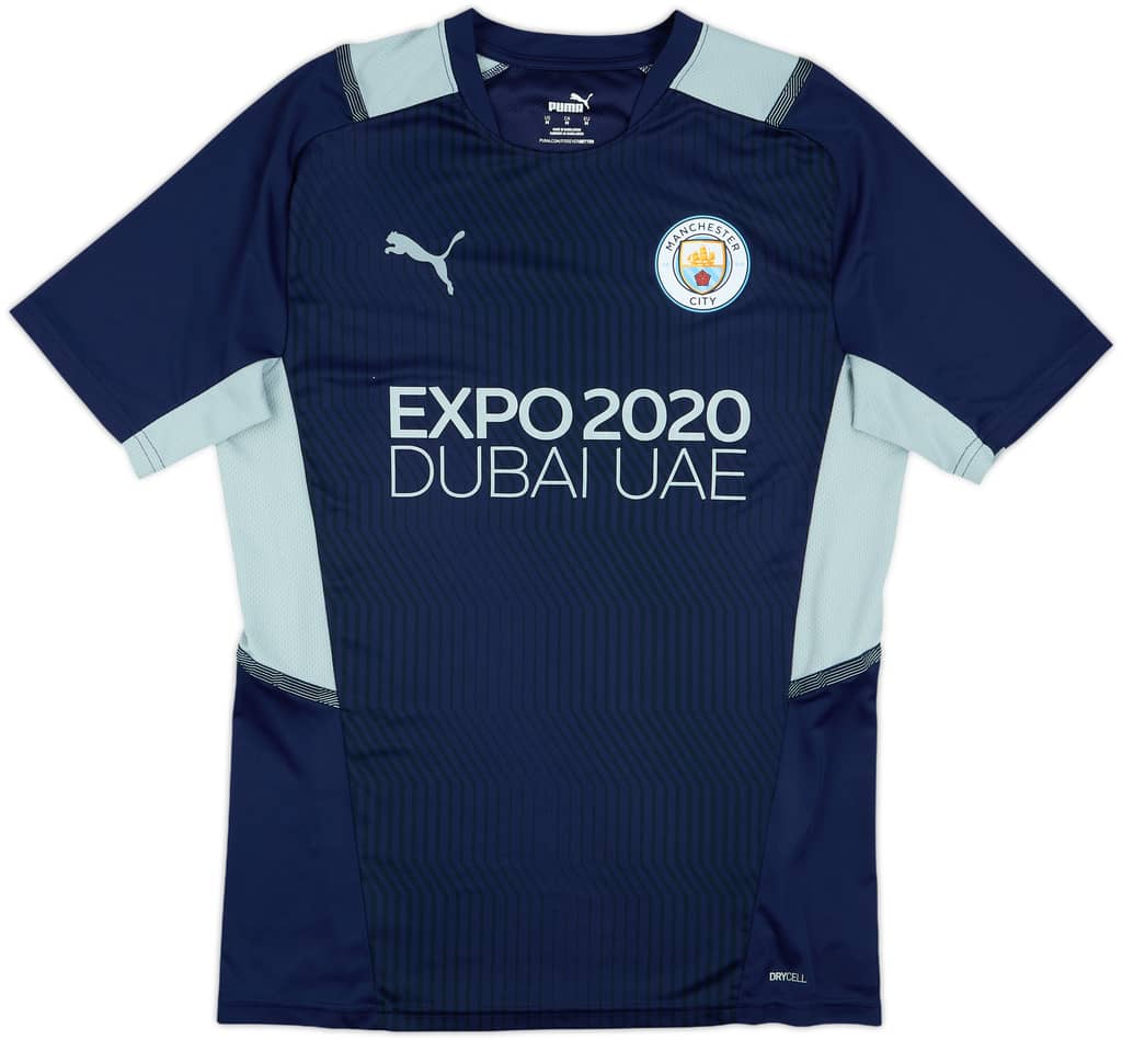 2021-22 Manchester City Puma Training Shirt - 8/10 - (M)
