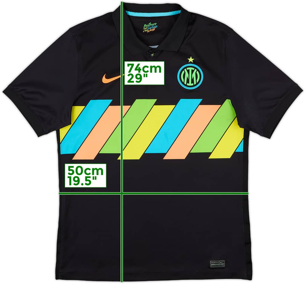 2021-22 Inter Milan Third Shirt - 7/10 - (M)