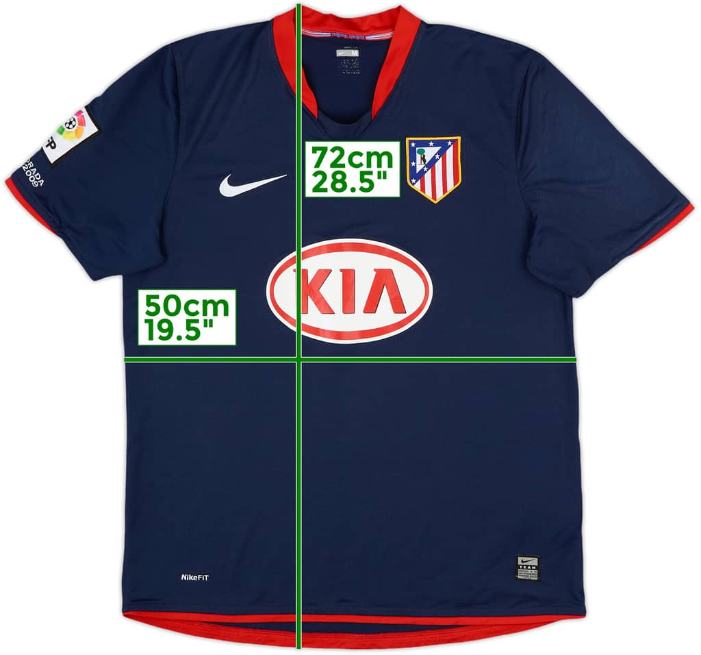 2008-09 Atletico Madrid Away Shirt - 8/10 - (M)