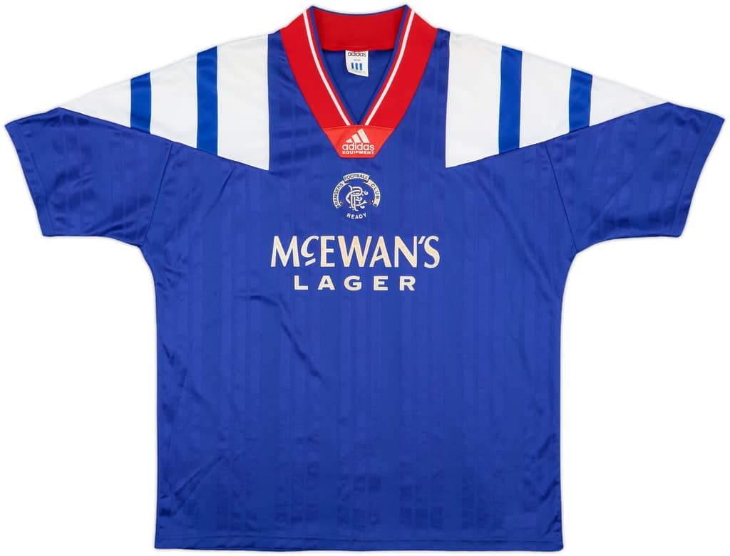 1992-94 Rangers Home Shirt - 8/10 - (L)