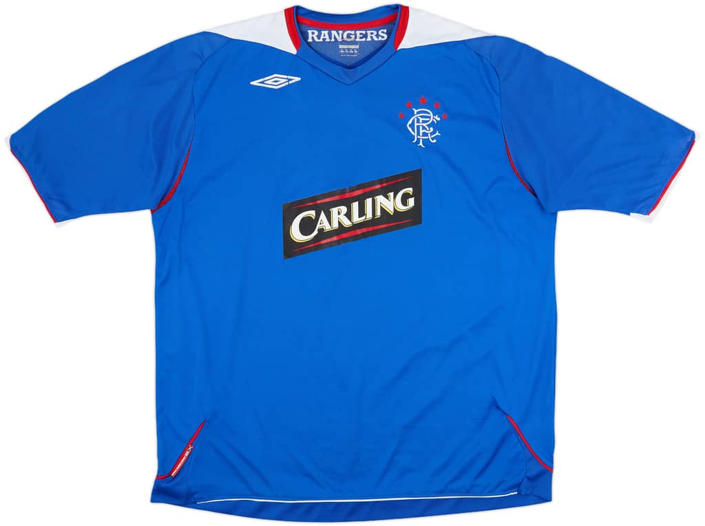 2006-07 Rangers Home Shirt - 6/10 - (XXL)