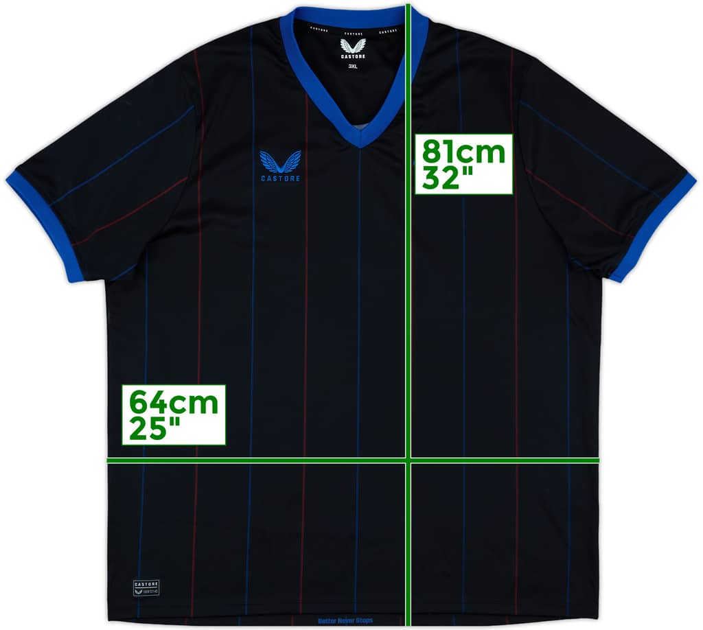 2022-23 Rangers Fourth Shirt - 9/10 - (3XL)