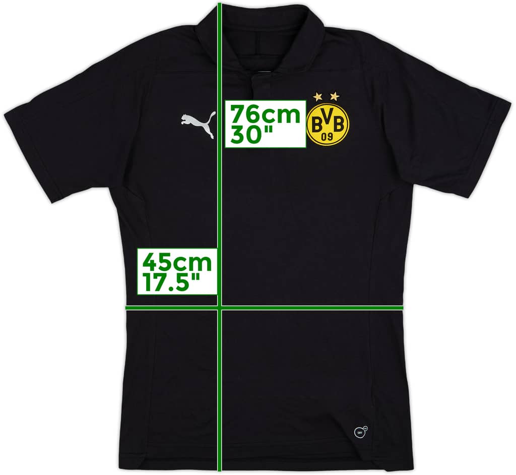 2018-19 Borussia Dortmund Puma Polo Shirt - 9/10 - (M)
