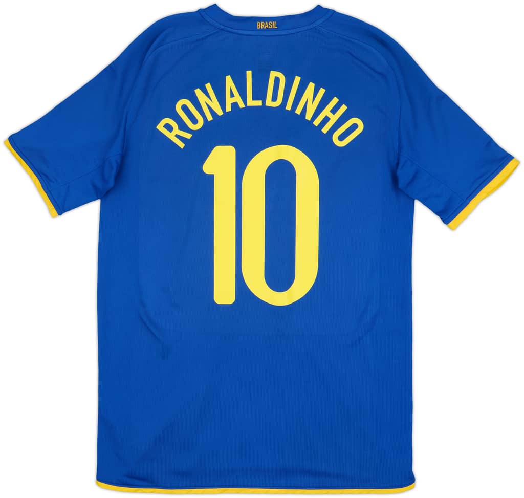 2008-10 Brazil Away Shirt Ronaldinho #10