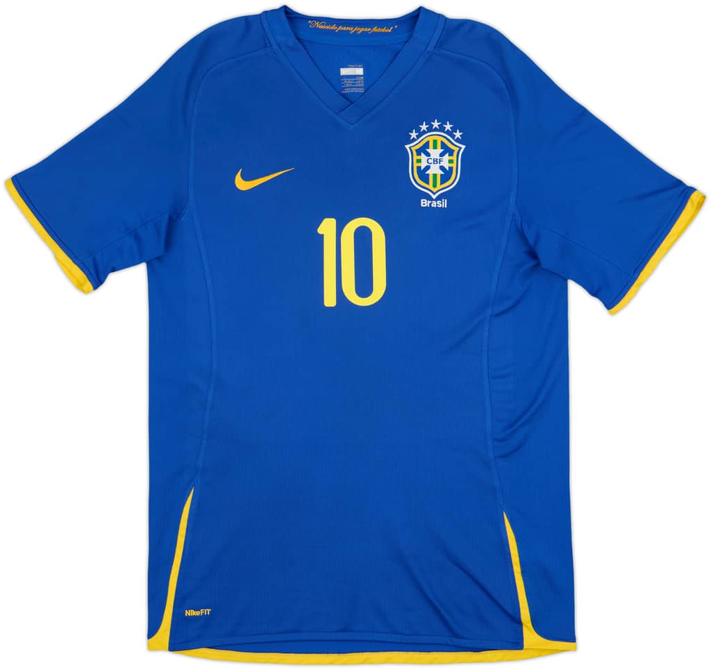 2008-10 Brazil Away Shirt Ronaldinho #10