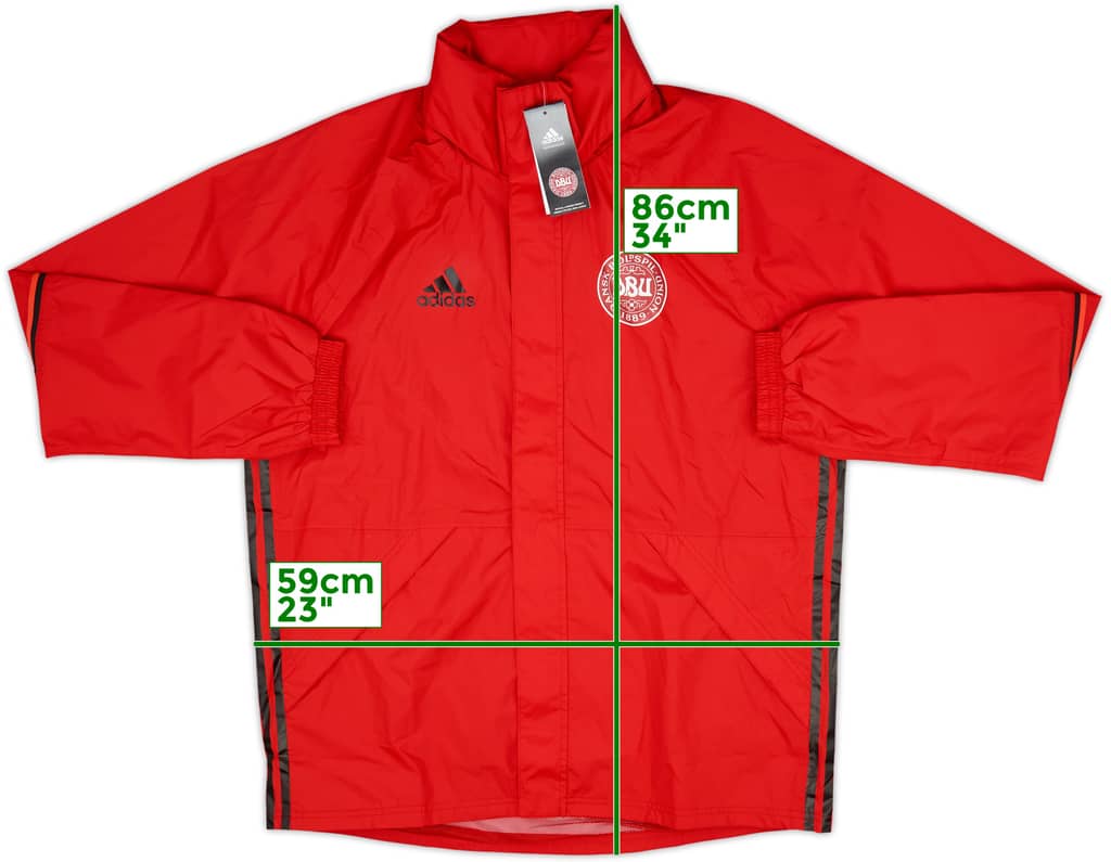 2015-16 Denmark adidas Hooded Rain Jacket (L)