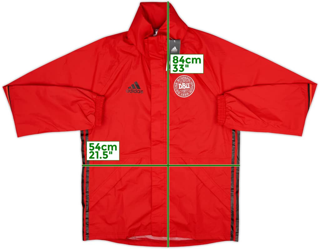 2015-16 Denmark adidas Hooded Rain Jacket (M)
