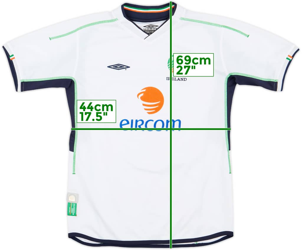 2002-03 Ireland Away Shirt - 9/10 - (L.Boys)
