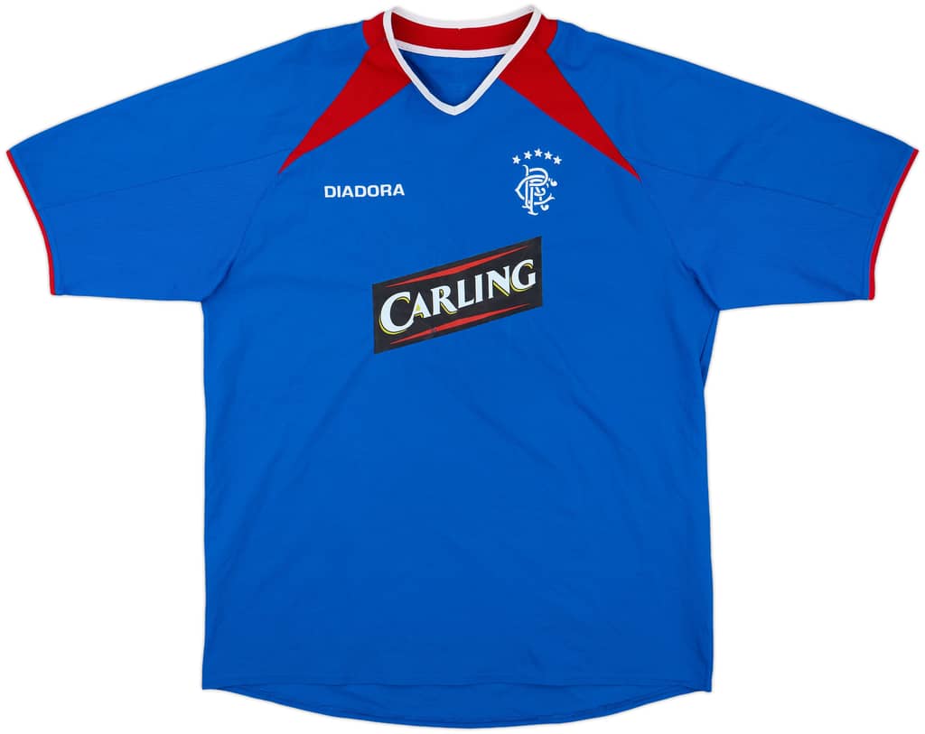 2003-05 Rangers Home Shirt - 8/10 - (XL)
