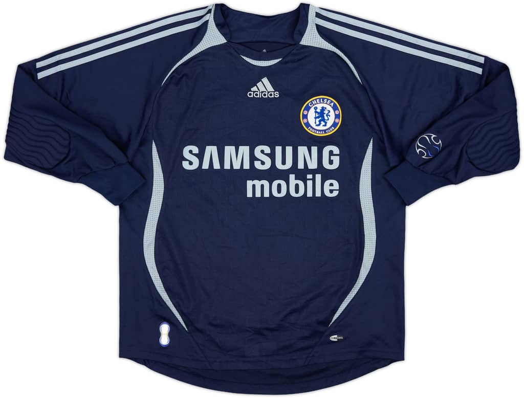 2006-08 Chelsea Blue GK Shirt - 8/10 - (XL.Boys)