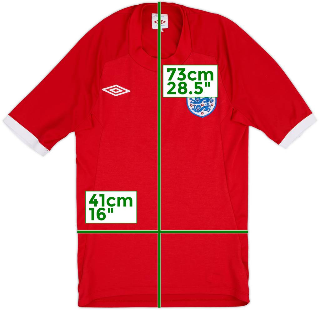 2010-11 England Away Shirt - 8/10 - (XS)