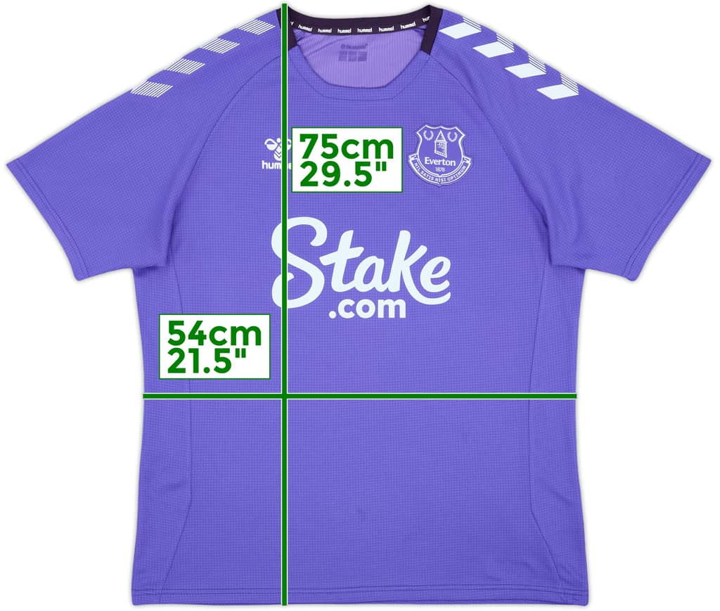 2020-21 Everton Hummel Training Shirt - 8/10 - (XL)