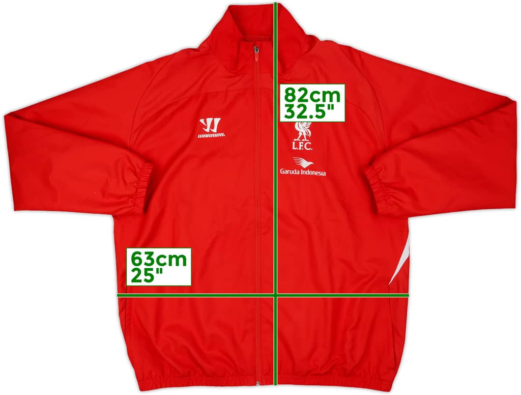 2014-15 Liverpool Warrior Track Jacket - 10/10 - (XL)