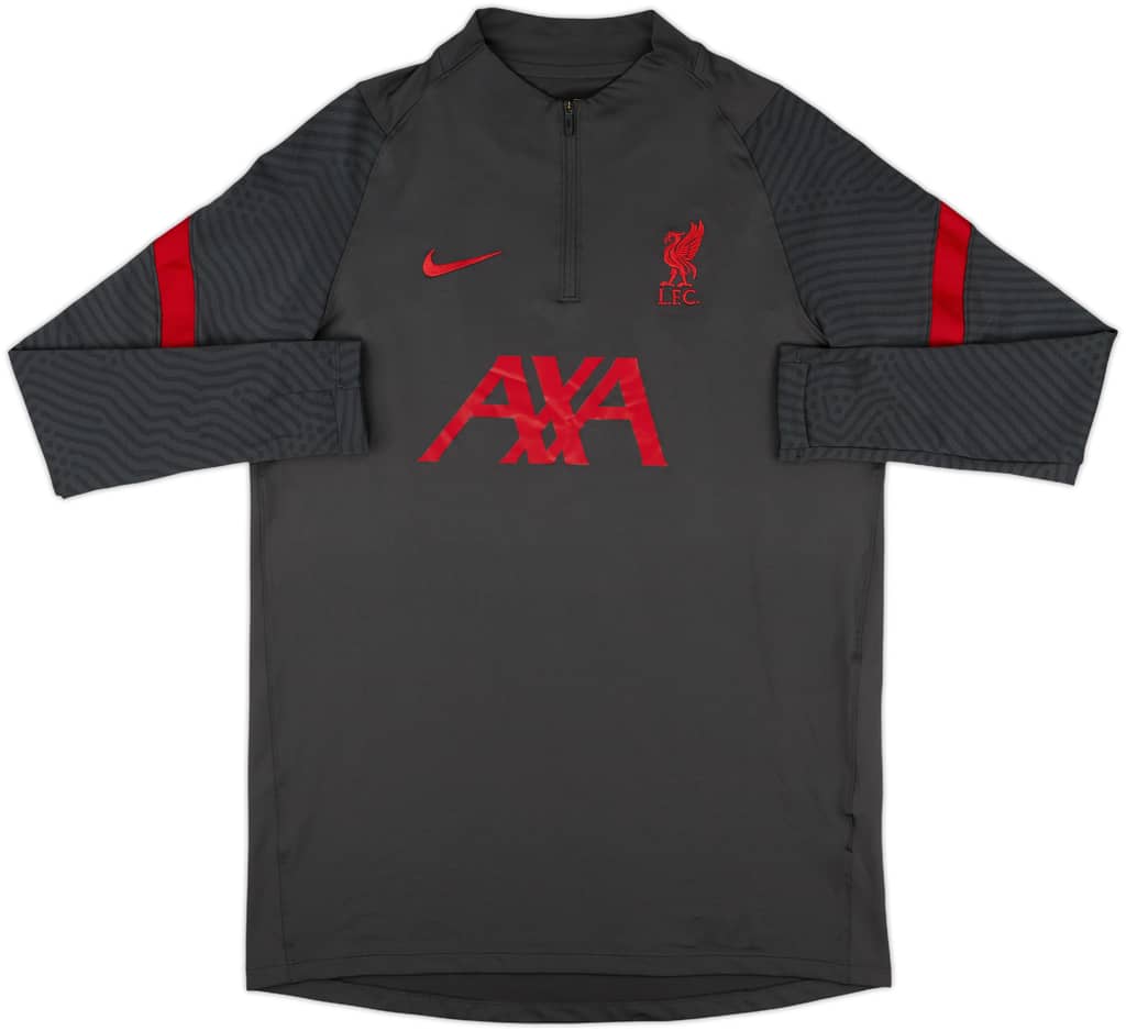 2020-21 Liverpool Nike 1/4 Zip Drill Top - 10/10 - (L)
