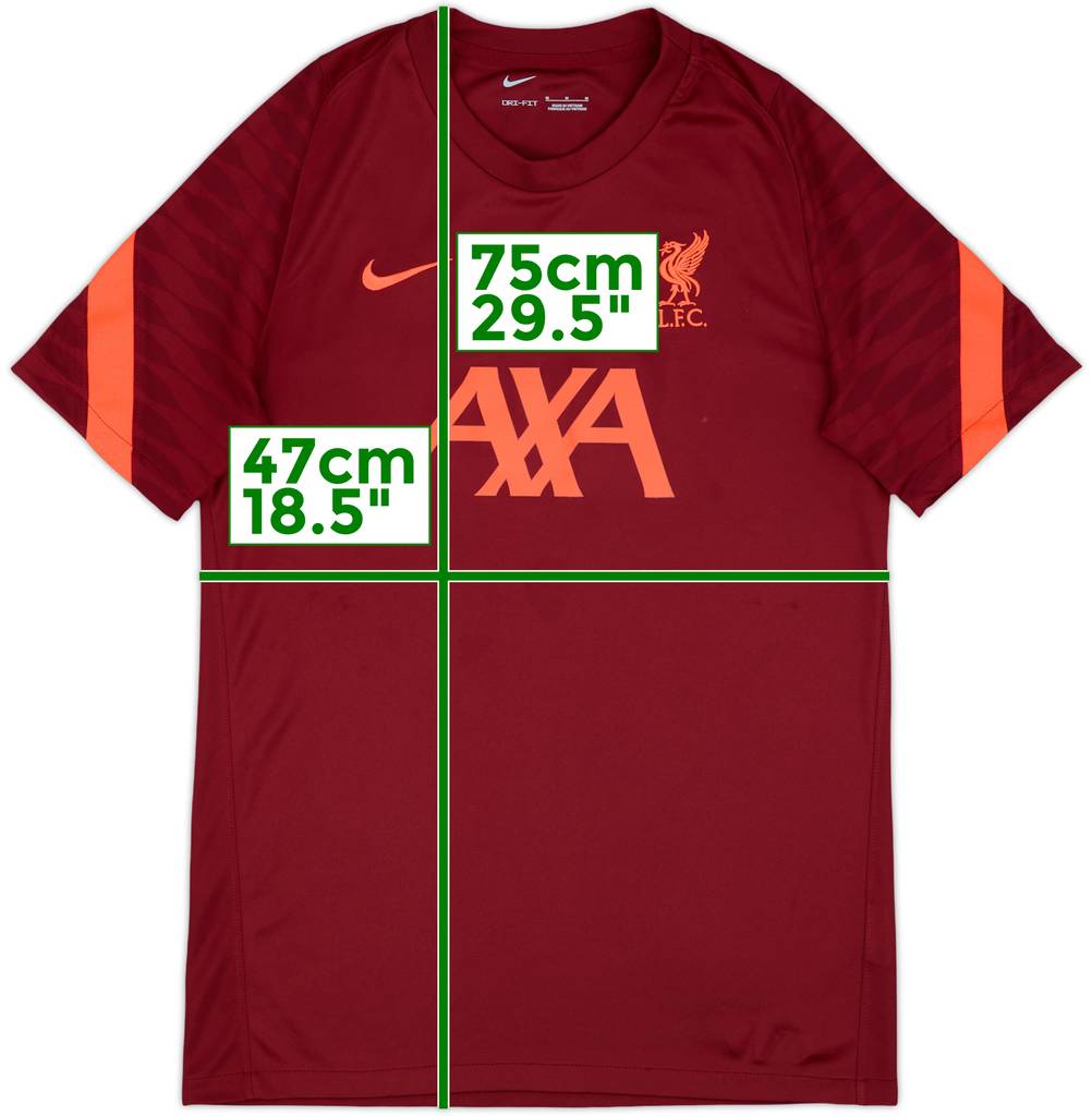 2021-22 Liverpool Nike Training Shirt - 9/10 - (M)