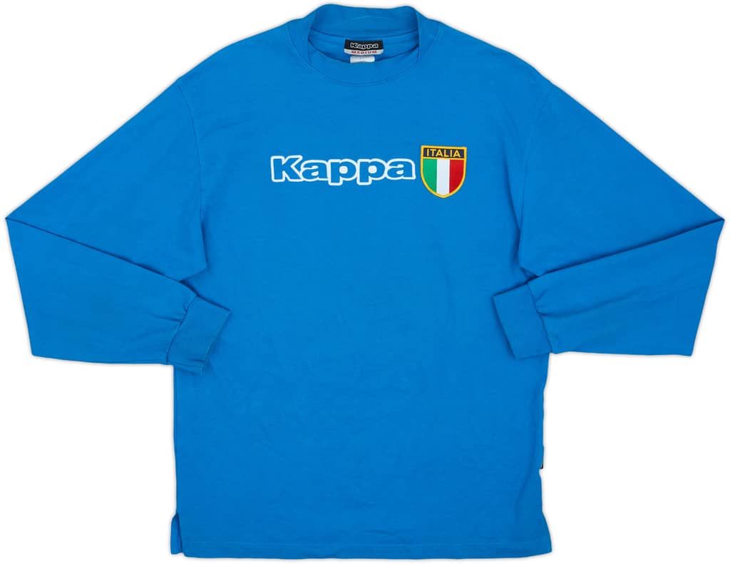 2001-02 Italy Kappa Training L/S Shirt - 8/10 - (M)